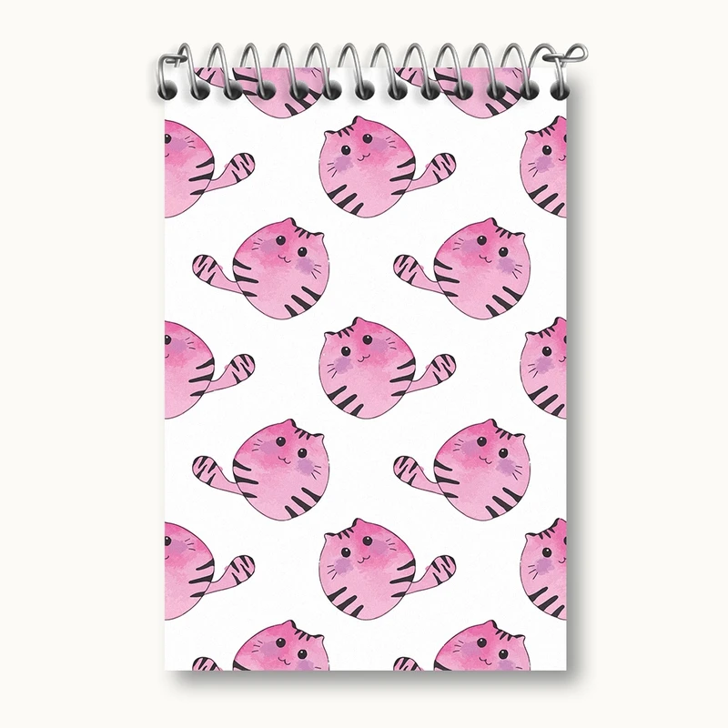 دفتر یادداشت 50 برگ خندالو مدل گربه (Cat) کد N494