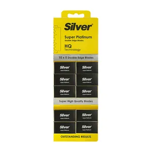 تیغ یدک سیلور مدل  super platinum ده بسته 5 عددی