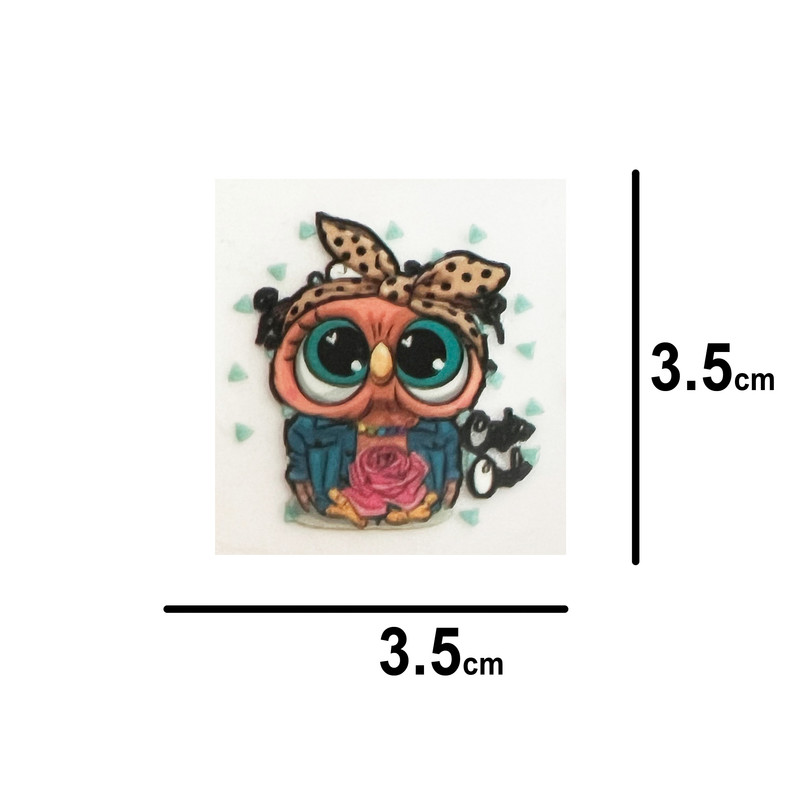 استیکر پارچه و لباس مدل کیوت پاک کد 02 مجموعه 2 عددی