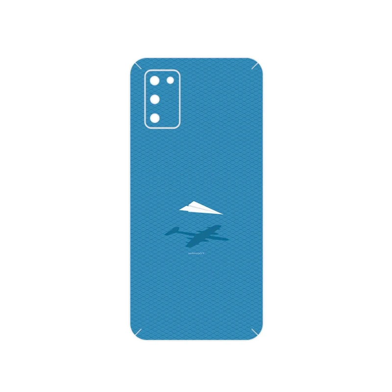 برچسب پوششی ماهوت مدل Minimal Paper Airplane مناسب برای گوشی موبایل سامسونگ Galaxy A03S