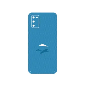 MAHOOT Minimal Paper Airplane Cover Sticker for Samsung Galaxy A03S