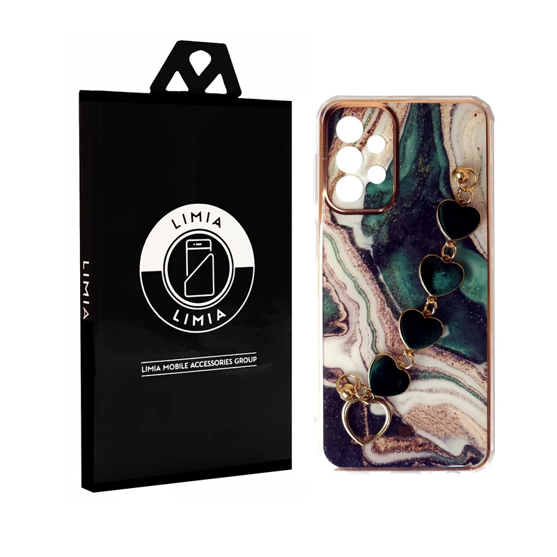 کاور لیمیا مدل فانتزی طرح آبرنگی کد 385 مناسب برای گوشی موبایل سامسونگ Galaxy A53 به همراه آویز