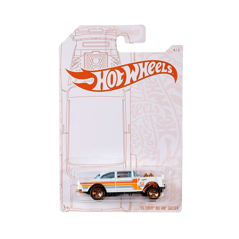 ماشین بازی هات ویلز مدل Chevy Bel Air Gasser کد GJW48.GJW51