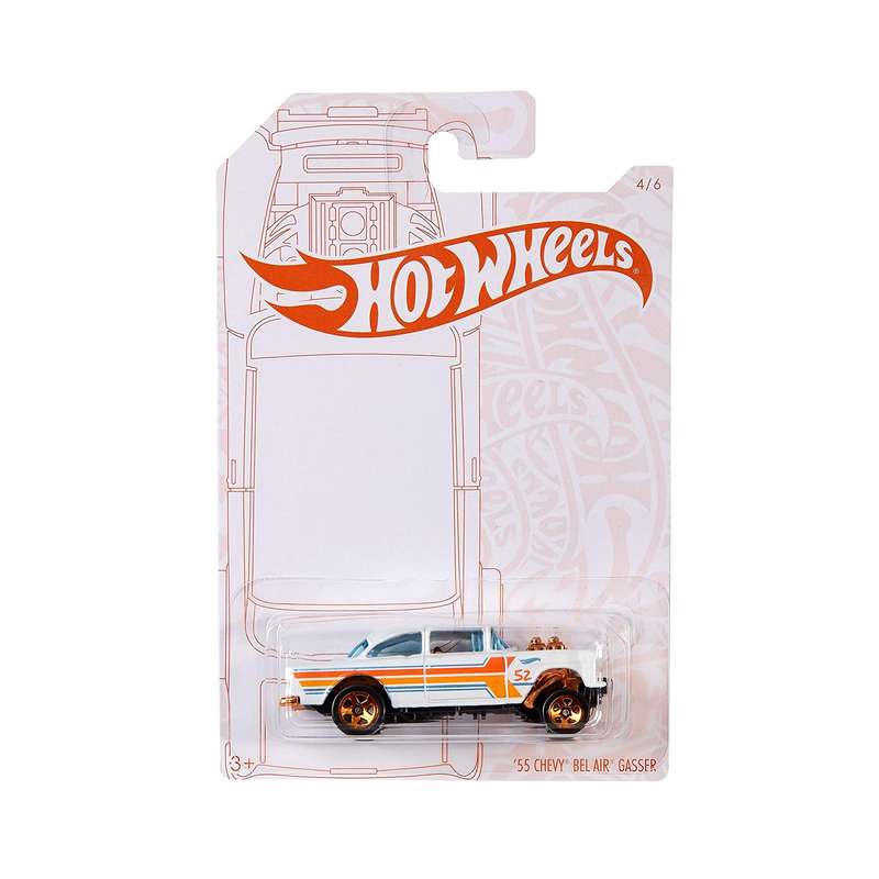 ماشین بازی هات ویلز مدل Chevy Bel Air Gasser کد GJW48.GJW51