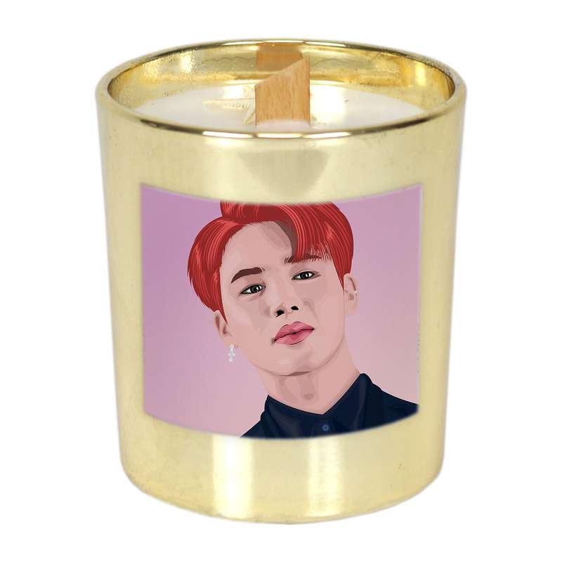 شمع لیوانی طرح بی تی اس مدل candle1110