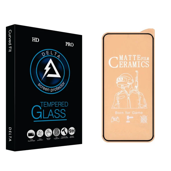 محافظ صفحه نمایش مات دلتا مدل Fit مناسب برای گوشی موبایل شیائومی Redmi Note 9