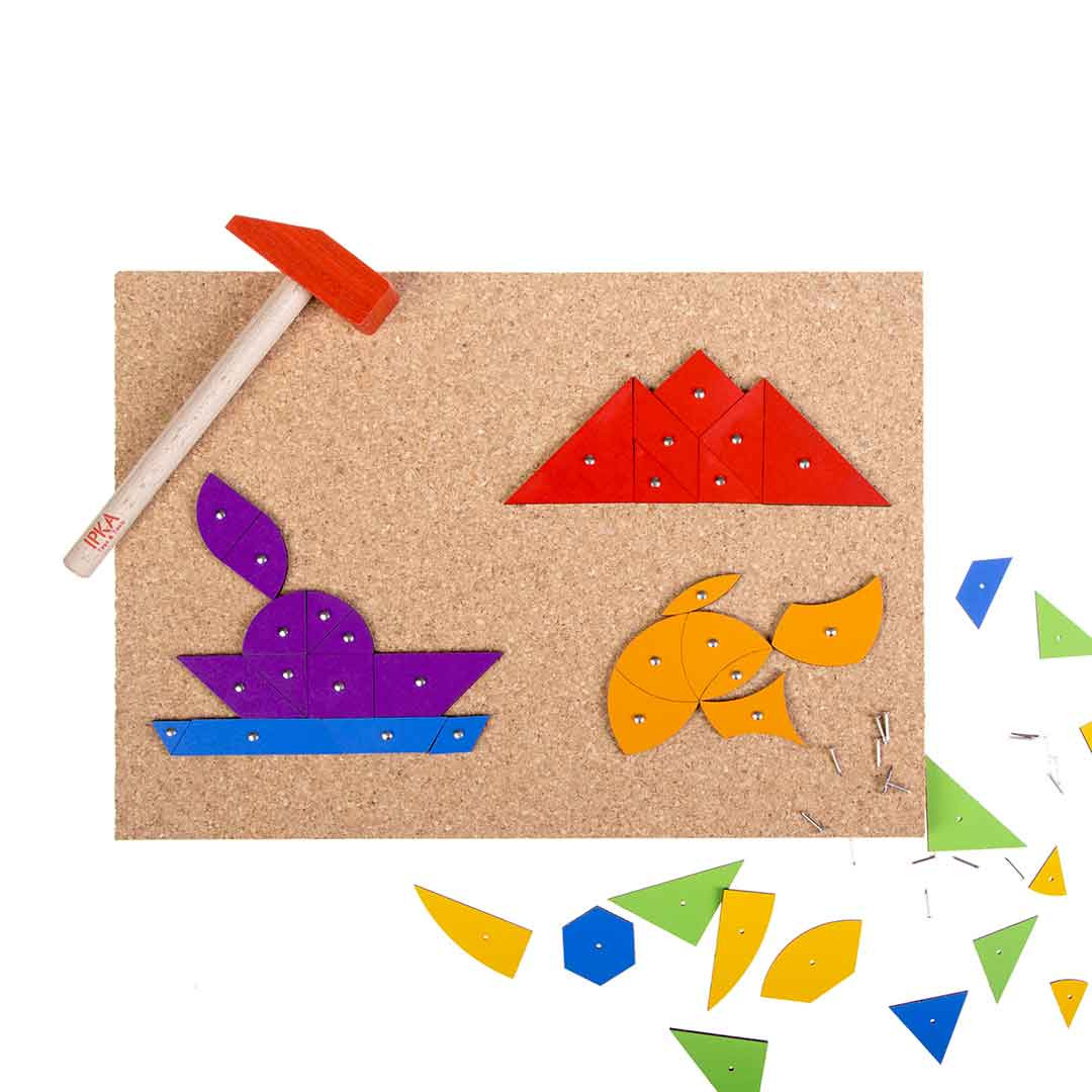 اسباب بازی ایپکا مدل میخ و چکش تنگرام