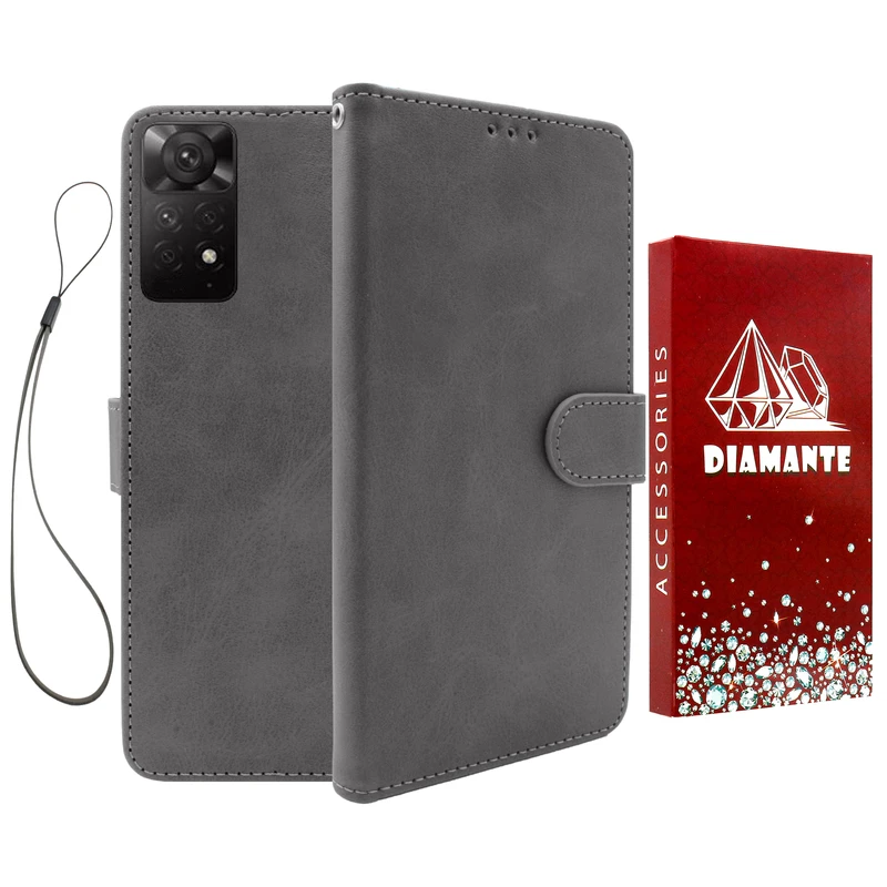 کیف کلاسوری دیامانته مدل Chanta Rd مناسب برای گوشی موبایل شیائومی Redmi Note 11 Pro Plus به همراه بندآویز