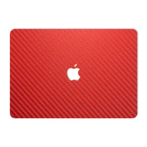برچسب پوششی ماهوت مدل Red Carbon مناسب برای لپ تاپ اپل Macbook Pro 2016 15inch Retina