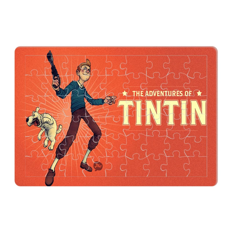 پازل 54 تکه هومرو مدل PL516 طرح انیمیشن ماجراهای تین تین