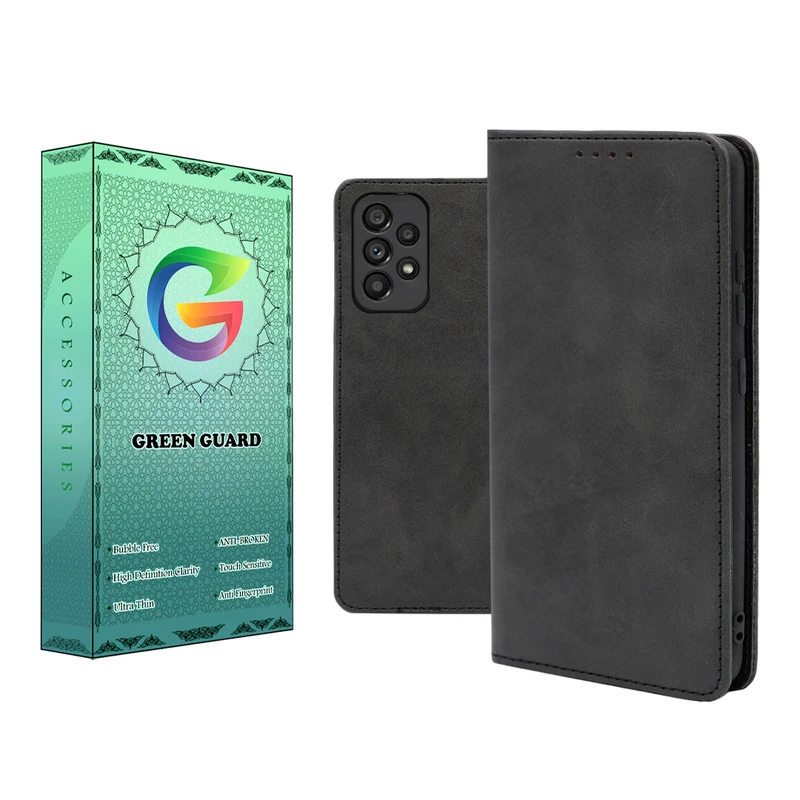  کیف کلاسوری گرین گارد طرح چرمی مدل Bitta مناسب برای گوشی موبایل سامسونگ Galaxy A13 4G / A32 5G / M32 5G