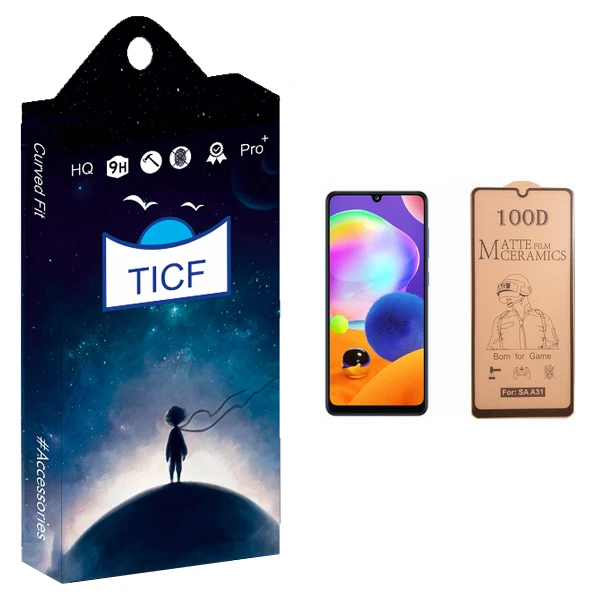 محافظ صفحه نمایش سرامیکی تی ای سی اف مدل +HD مناسب برای گوشی موبایل سامسونگ Galaxy A31