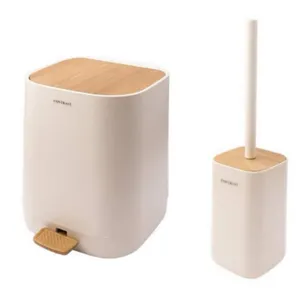 ست سطل زباله و فرچه کنتراست مدل میامی کد DH17