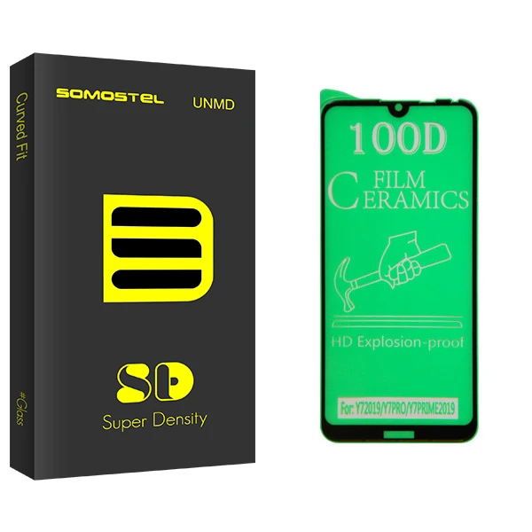 محافظ صفحه نمایش سوماستل مدل SD Glass مناسب برای گوشی موبایل هوآوی Y7 Prime 2019