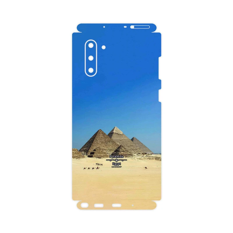 برچسب پوششی ماهوت مدل Pyramids of Egypt-FullSkin مناسب برای گوشی موبایل سامسونگ Galaxy Note 10