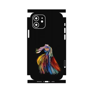 MAHOOT Rainbow Hair Digital Art-FullSkin Cover Sticker for Apple iPhone 12