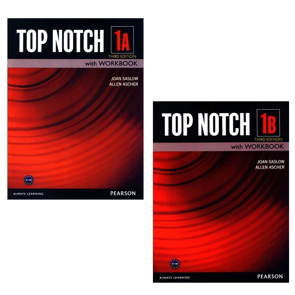 کتاب Top Notch Third Edition اثر Joan Saslow and Allen Ascher انتشارات زبان مهر  2 جلدی
