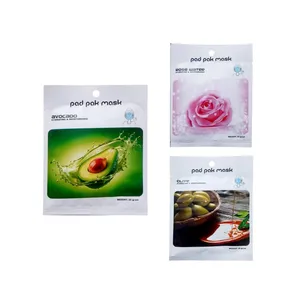 ماسک صورت پد پاک مدل زیتون رز آووکادو مناسب برای انواع پوست وزن 20 گرم مجموعه 3 عددی