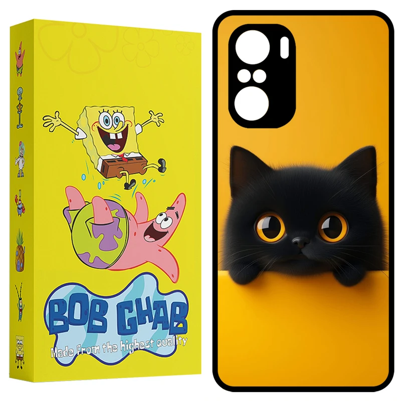 کاور باب قاب طرح گربه مدل BCPF3 مناسب برای گوشی موبایل شیائومی Poco F3 / Redmi K40 / Redmi K40 Pro / Redmi K40 Pro Plus / Mi 11i 