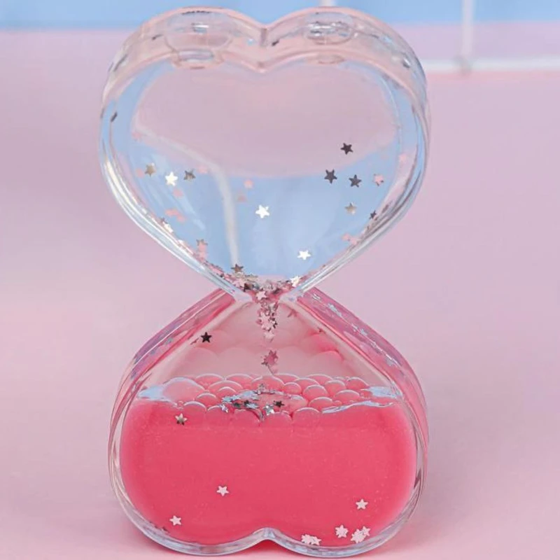 عکس شماره 8 : ساعت شنی مدل قلب ژله ای کد p010