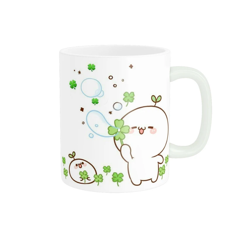 ماگ پاد آفرین مدل طرح جوانه کوچولو مولانگ پینترستی فانتزی کیوت کد 423