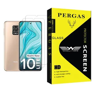 Waily Nice Pergas Glass MIX002 Screen Protector For Xiaomi Redmi Note 10 Lite Pack Of 2