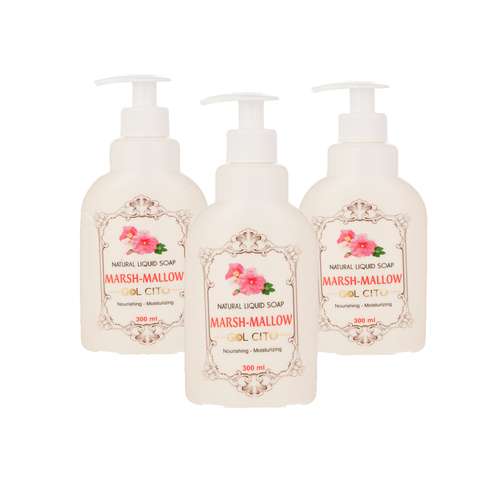 صابون مایع گل سیتو مدل گل ختمی حجم 300 میلی لیتر بسته 3 عددی