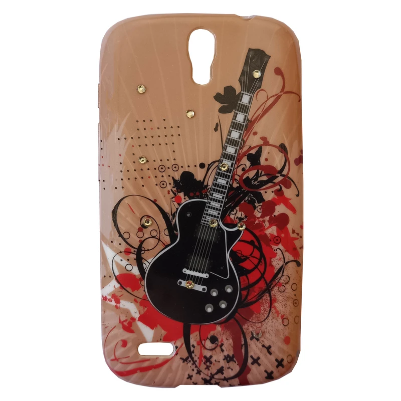 کاور مدل ژله ای طرح گیتار مناسب برای گوشی موبایل هوآوی G610