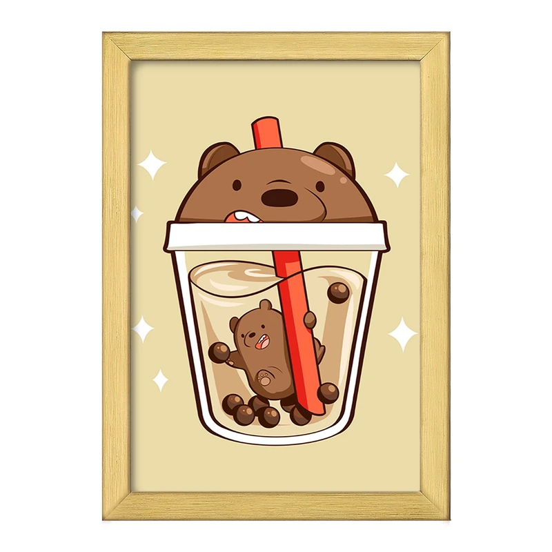 تابلو خندالو طرح انیمیشن سه خرس کله پوک کد 27654