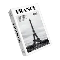 جعبه دکوری مدل کتاب دکوراتیو طرح فرانسه کد 72