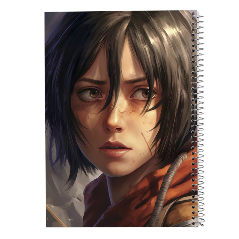 دفتر شطرنجی 50 برگ مدوپد مدل Attack on Titan کد DF10421