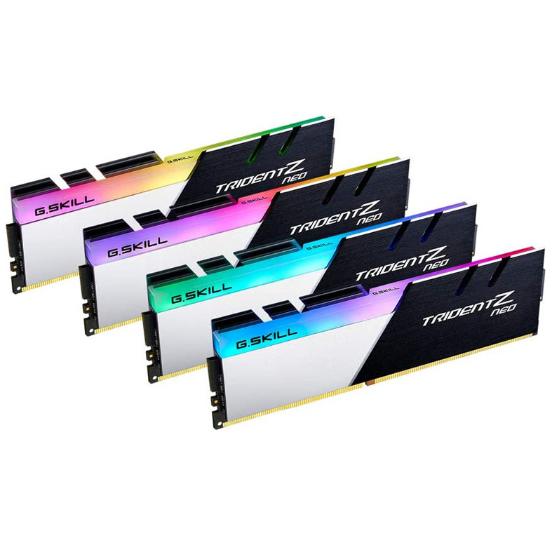 رم دسکتاپ DDR4 چهار کاناله 3600 مگاهرتز CL16 جی اسکیل مدل Trident Z Neo ظرفیت 64 گیگابایت