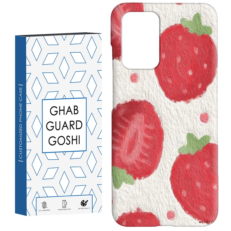 کاور قاب گارد گوشی طرح توت فرنگی کد Dimo-922 مناسب برای گوشی موبایل شیائومی  Redmi 10 