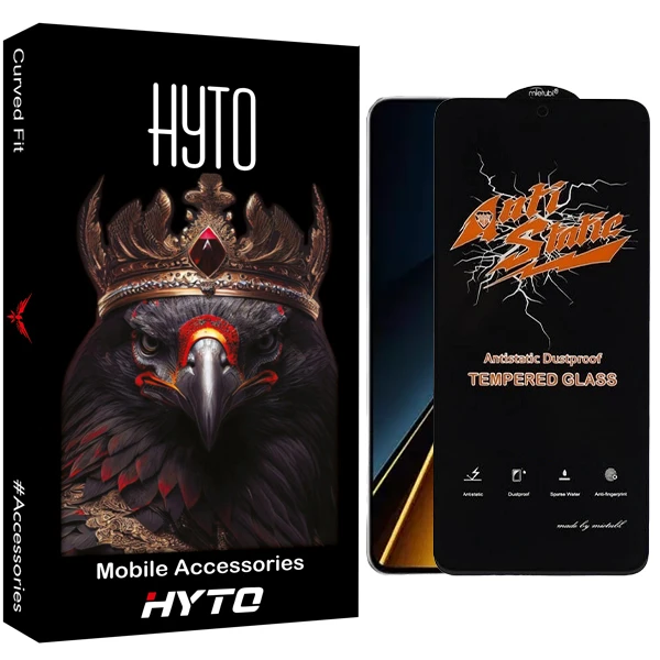 محافظ صفحه نمایش هیتو مدل Antistatic Carbon مناسب برای گوشی موبایل شیائومی poco x6 / x6 Pro