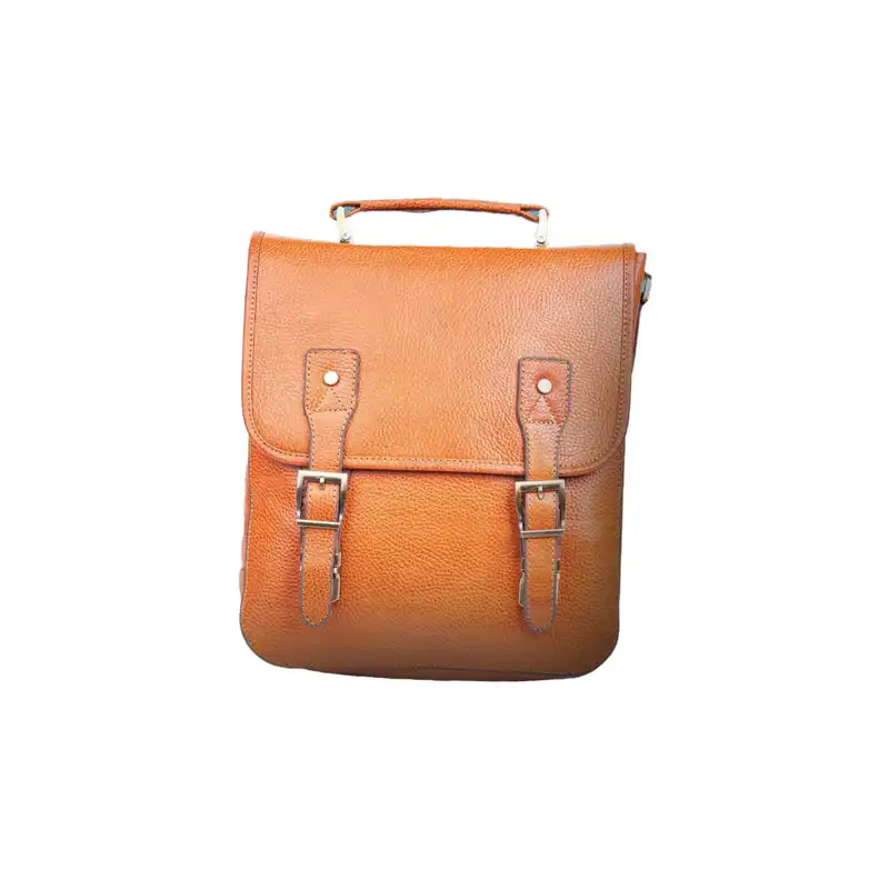 کیف دوشی مردانه طرح چرم طبیعی مدل F869