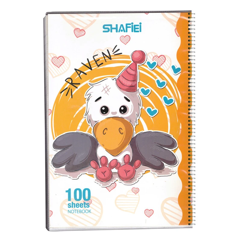 دفتر مشق 100 برگ شفیعی مدل کلاغ کد 113