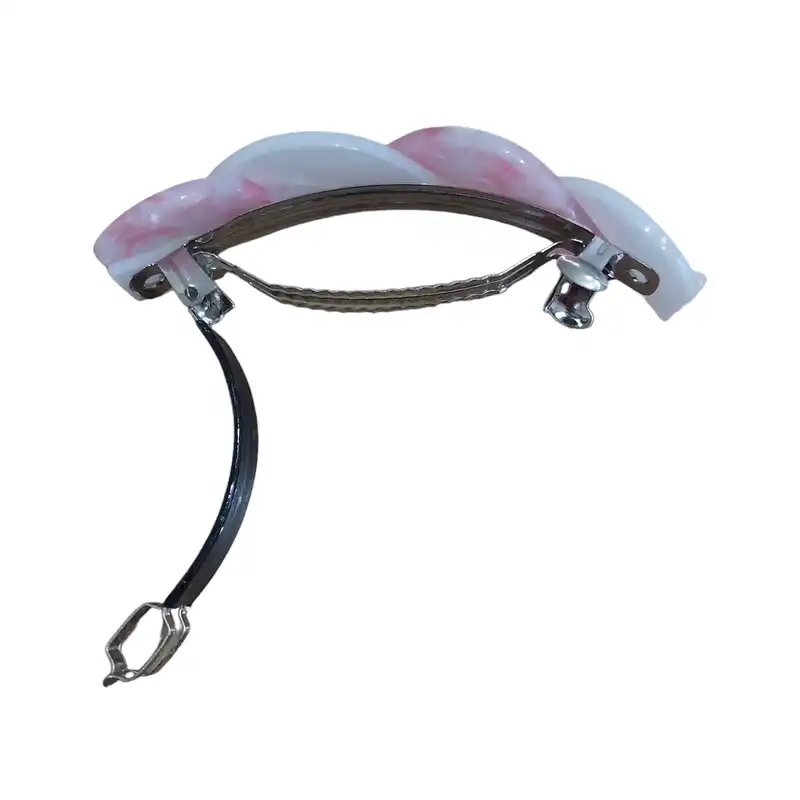 گیره مو زنانه مدل فرانسوی طرح بافت B1