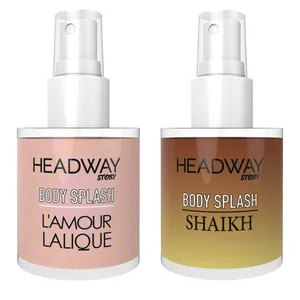 بادی اسپلش هدوی استوری مدل شیخ گلد و لالیک لامور حجم 90 میلی‌ لیتر مجموعه دو عددی