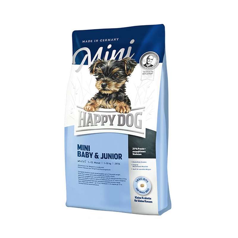 غذای خشک سگ هپی داگ مدل MINI BABY&JUNIOR وزن 1 کیلوگرم