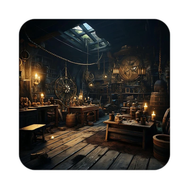 زیر لیوانی کاکتی طرح هری پاتر Harry Potter مدل mp41376