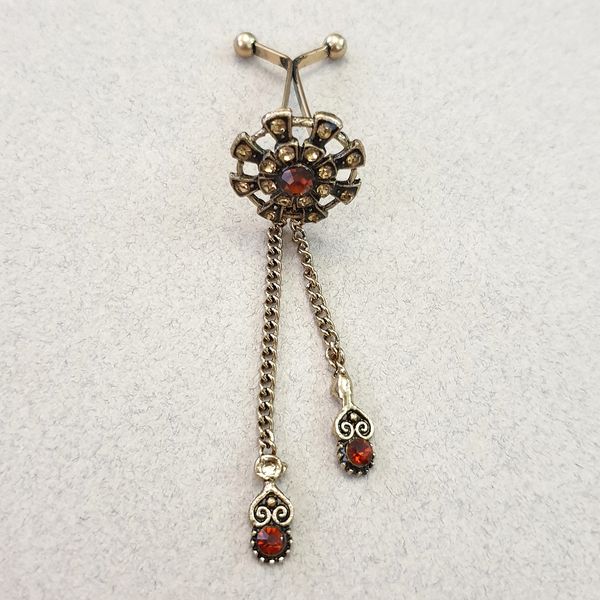 سنجاق روسری زنانه مدل گل کد SF85