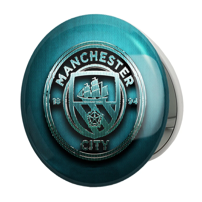 آینه جیبی خندالو طرح باشگاه منچستر سیتی مدل تاشو کد 26786 