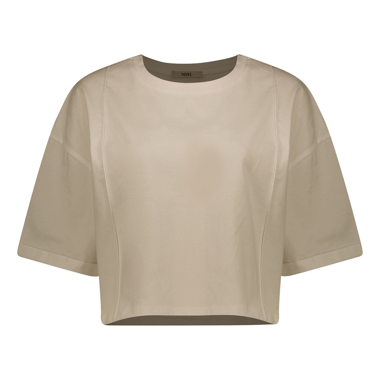 تی شرت آستین کوتاه زنانه نیزل مدل 0693-031 رنگ کرم -  - 1