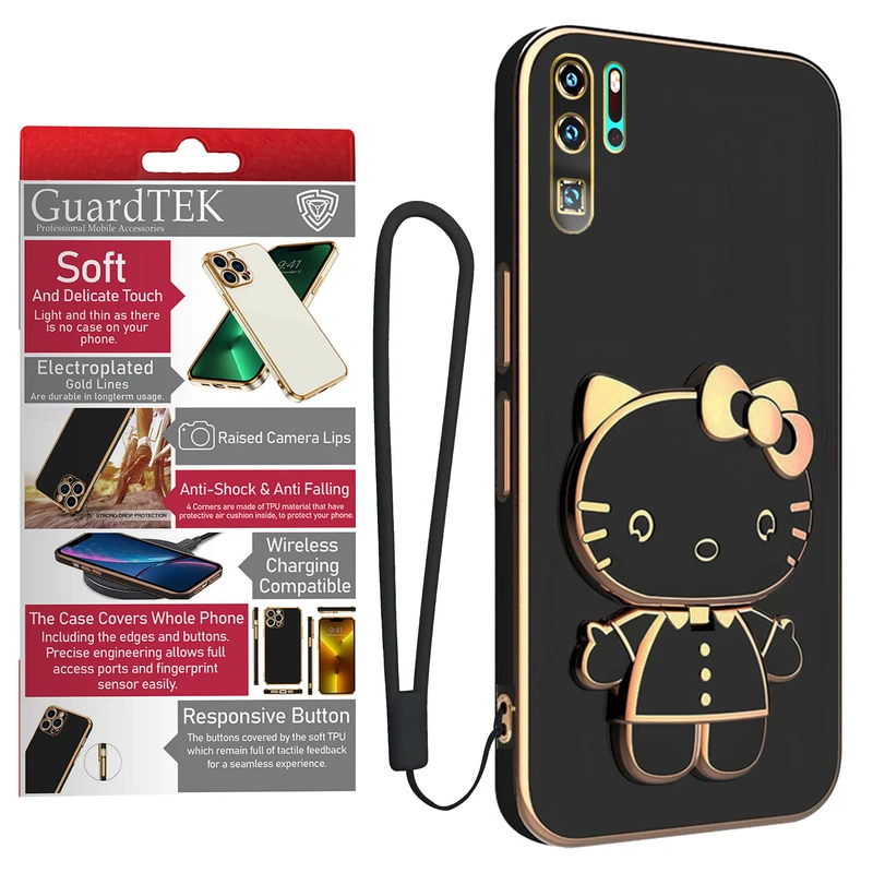 کاور گاردتک آساک مدل Kitty Strap مناسب برای گوشی موبایل هوآوی P30 Pro به همراه بند