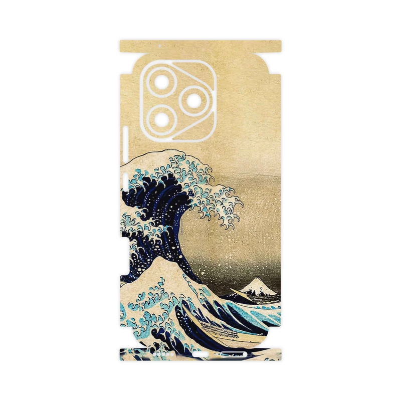 برچسب پوششی ماهوت مدل The Great Wave off Kanagawa of Hokusai-FullSkin مناسب برای گوشی موبایل آنر 400 Lite