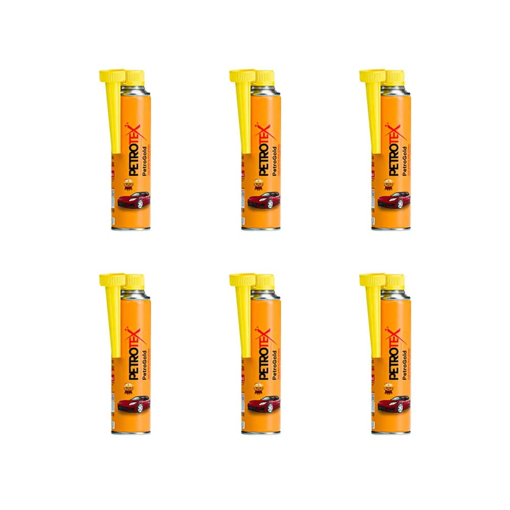 مکمل بنزین خودرو پتروتکس پلاس مدل PetroGold حجم 300 میلی لیتر بسته 6 عددی