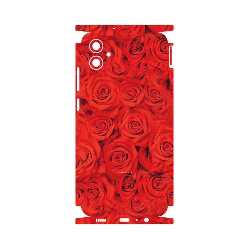 برچسب پوششی ماهوت مدل Red_Flower-FullSkin مناسب برای گوشی موبایل سامسونگ Galaxy M04