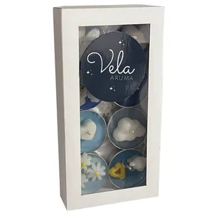 شمع وارمر ولا آروما مدل شفق نور کد 09 مجموعه 8 عددی