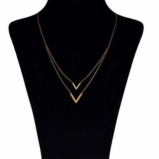 گردنبند طلا 18 عیار زنانه مدل وی