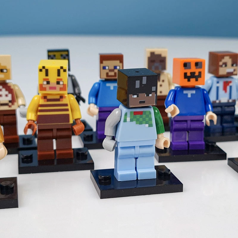 عکس شماره 13 : ساختنی 8 تکه مدل ماینکرافت طرح مینی فیگور کد 2612 مجموعه 16 عددی